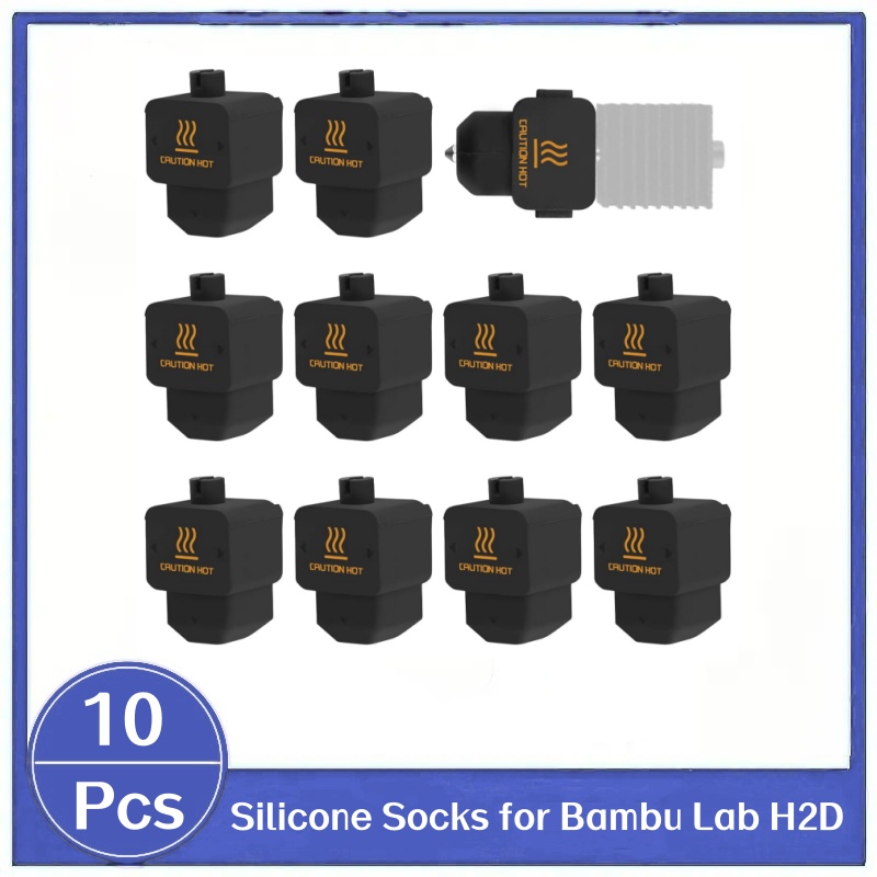 ถุงซิลิโคนหุ้มหัวพิมพ์ H2D จำน - 3D Printing Bambu Lab บทวิจารณ์และราคา