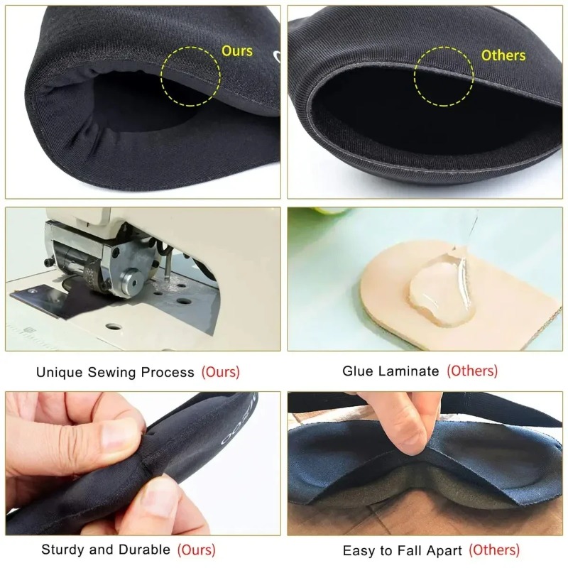 1 ชิ้น 3D Contoured Sleep Mask - 3D Printing Mask บทวิจารณ์และราคา