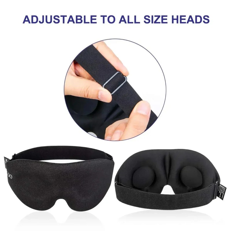 1 ชิ้น 3D Contoured Sleep Mask - 3D Printing Mask บทวิจารณ์และราคา